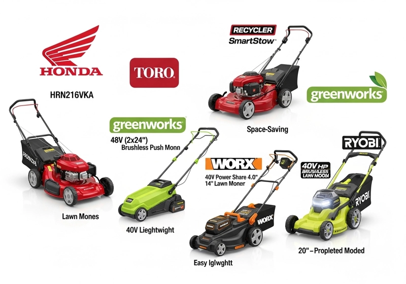 Top recommended lawn mower brands for budget conscious buyers including Honda Toro Greenworks