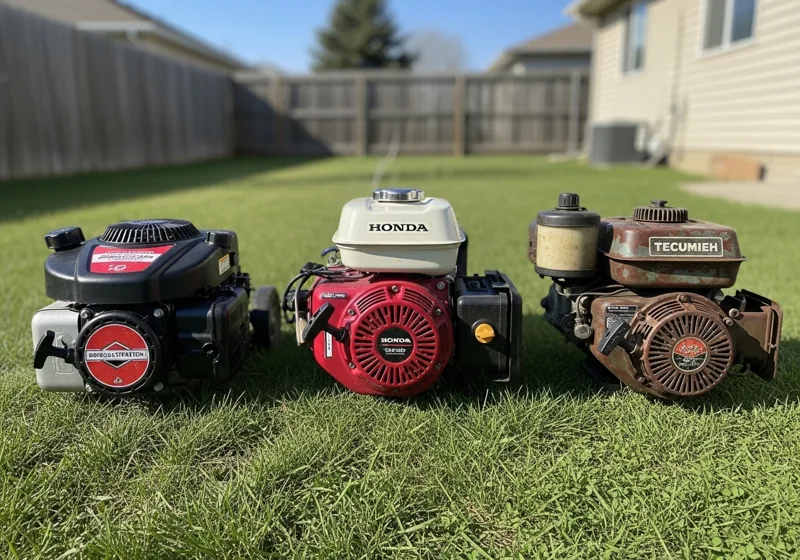 Briggs and Stratton vs Honda vs Kawasaki lawn mower engines side by side comparison