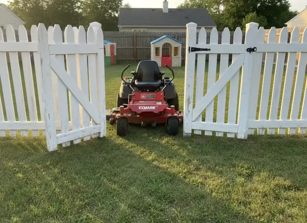 Exmark Quest 48 fitting through residential gate