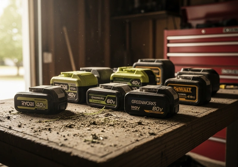 Battery lawn mower 40V 60V 80V comparison