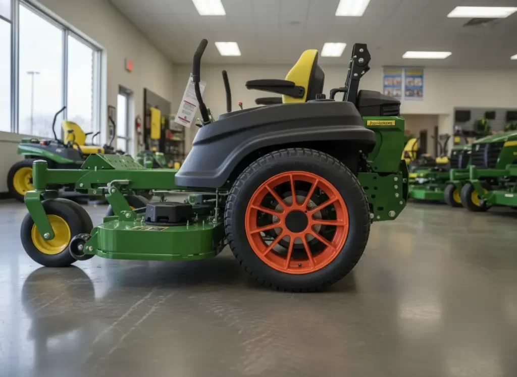 Michelin Tweel airless tire orange spokes