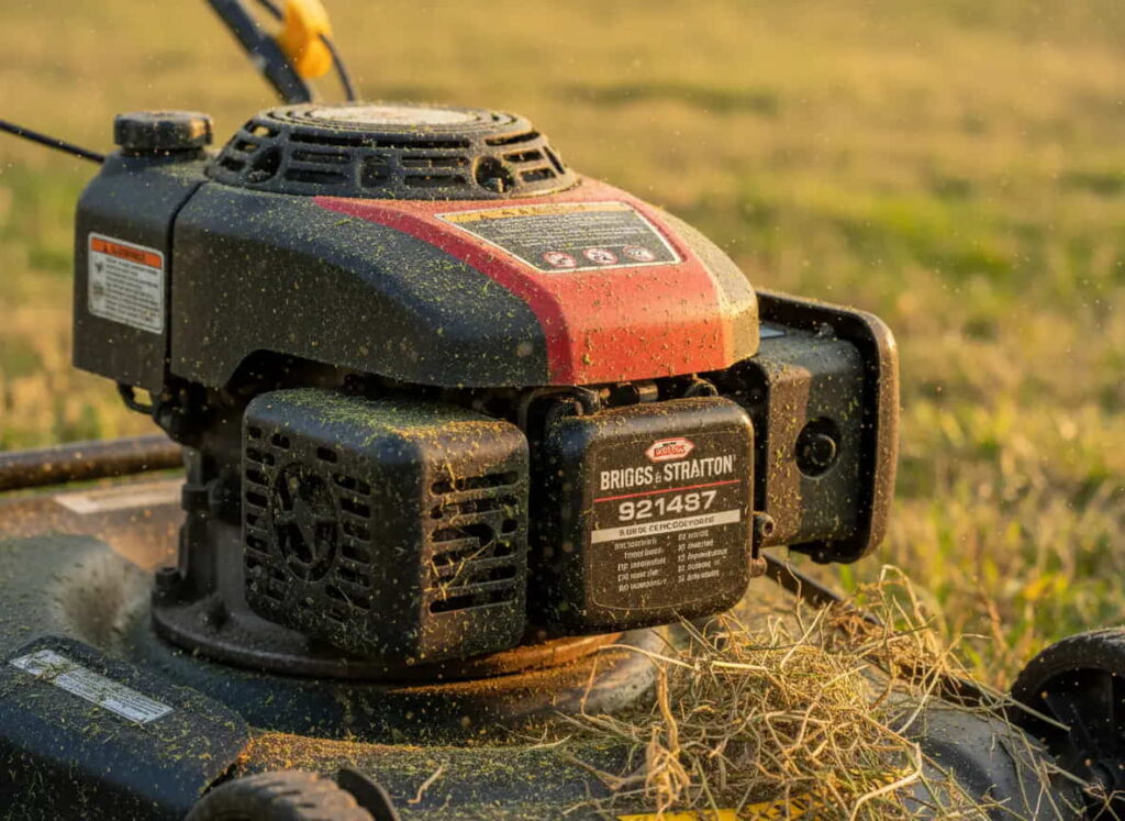 LC221A Briggs Stratton engine close-up
