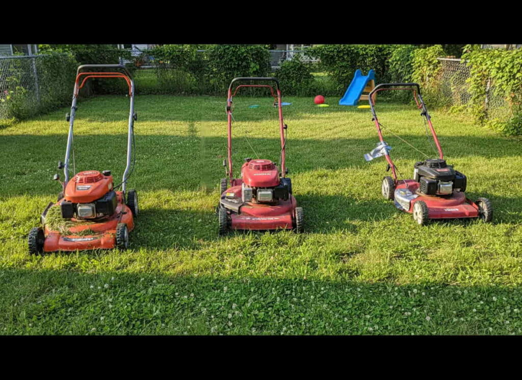 Husqvarna LC221A vs Honda vs Toro mowers