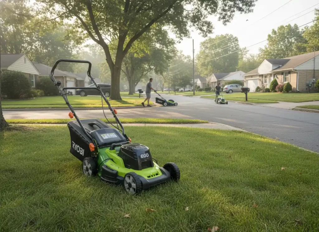 Ryobi compared to EGO and Greenworks mowers